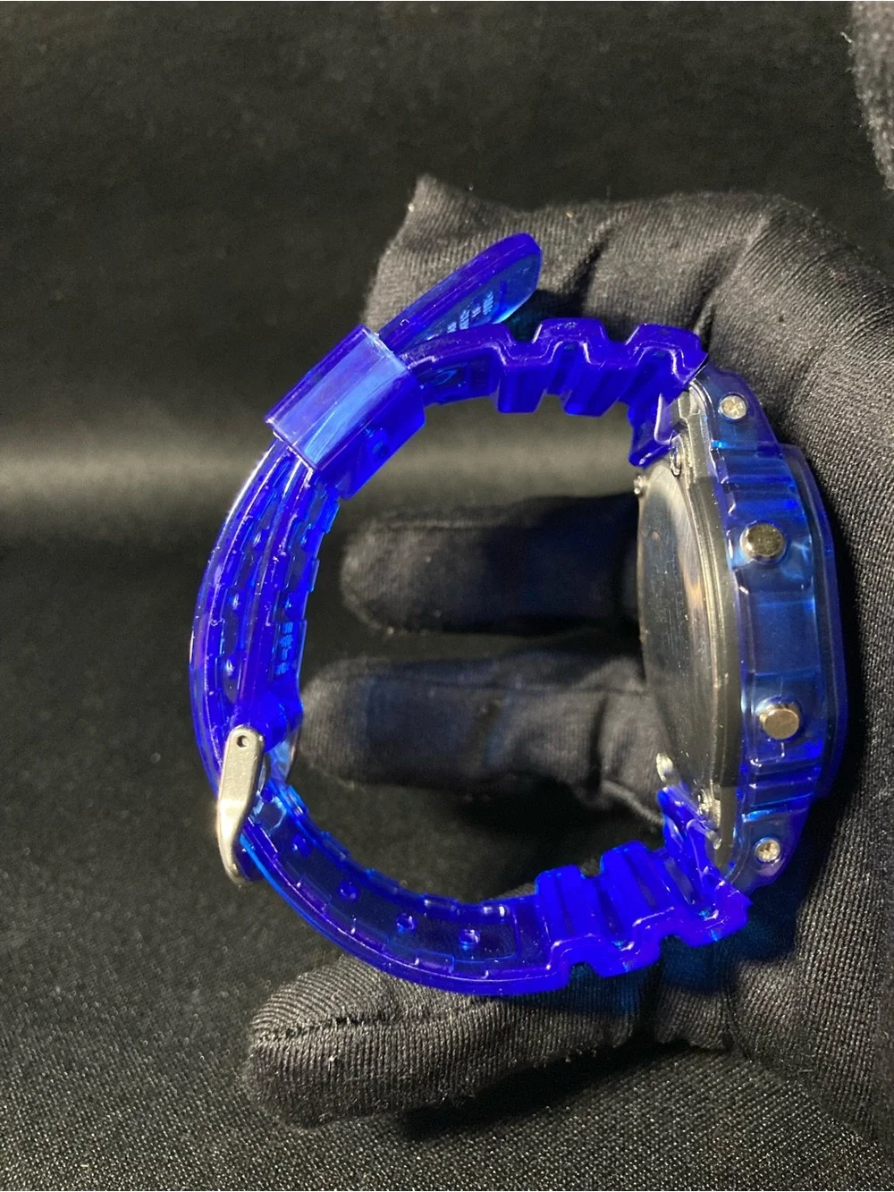 Clear Blue G Shock Dw5600